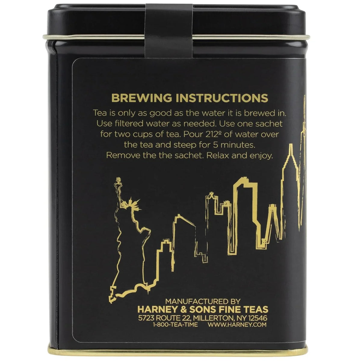 Harney & Sons New York Herbal Tea, 20 Sachets in Tin