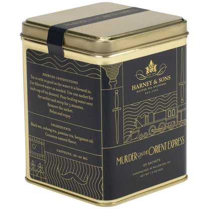 Harney & Sons Murder on the Orient Express Black Tea, 20 Sachets Tin