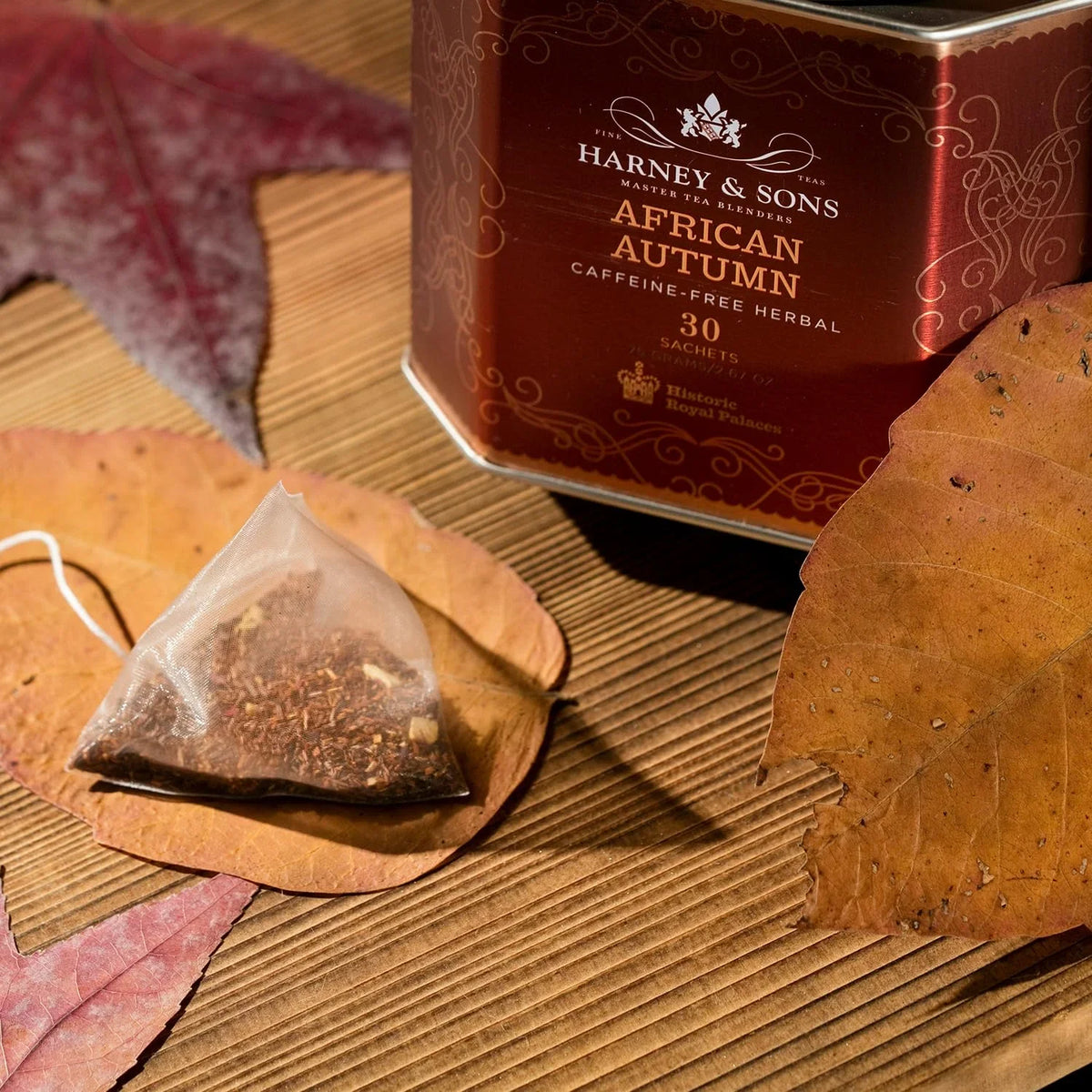 Harney & Sons African Autumn Rooibos Tea, 30 Sachets in Tin
