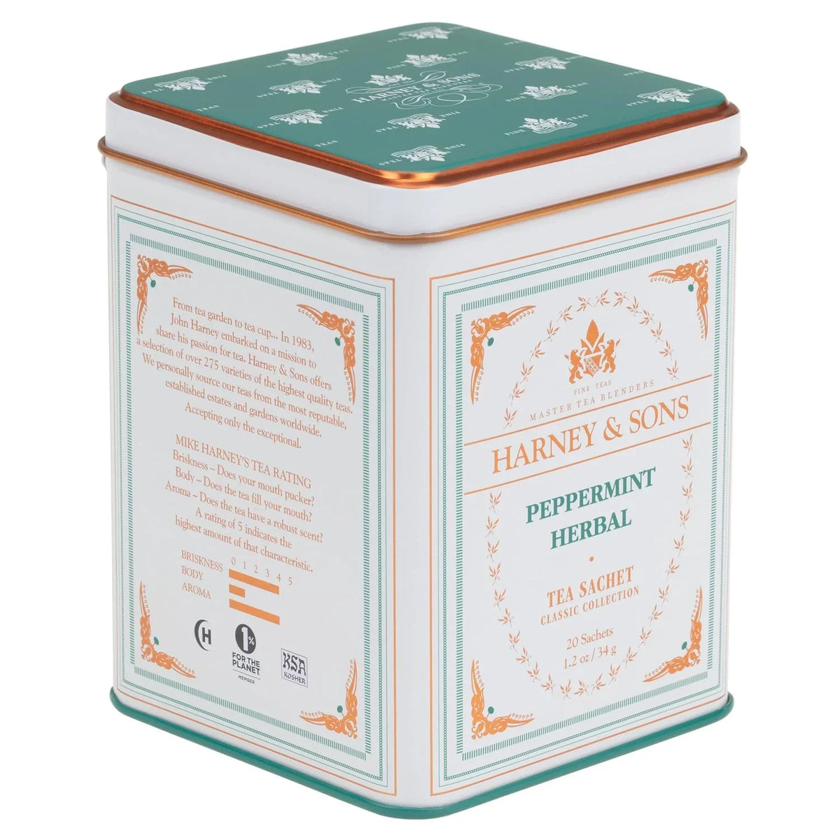 Harney and Sons Peppermint Tea, 20 Sachets 1.2 oz