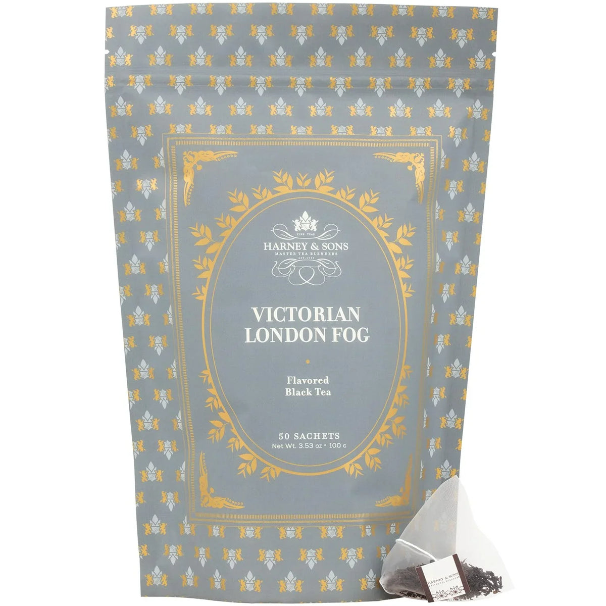 Harney & Sons Victorian London Fog Tea Sachets, 50 Count