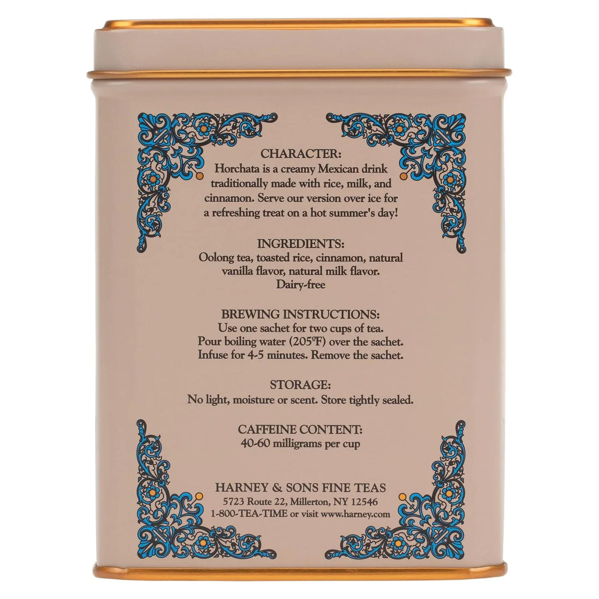 Harney & Sons HT Horchata Oolong Tea, 20 Sachets in Tin