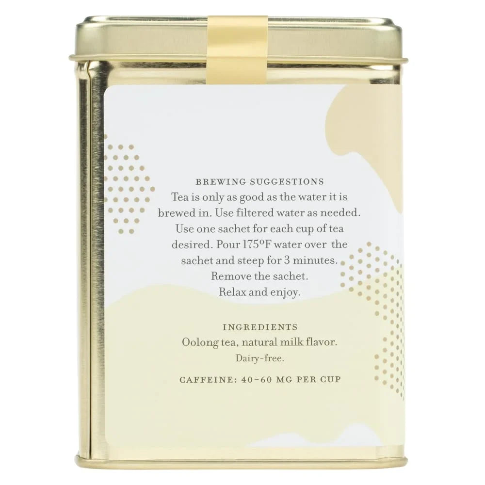 Harney & Sons Milky Oolong Tea, 20 Sachets in Tin