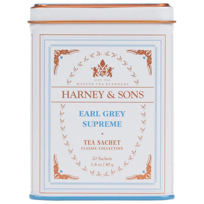 Harney & Sons Earl Grey Supreme, Black Tea, 20 Sachets