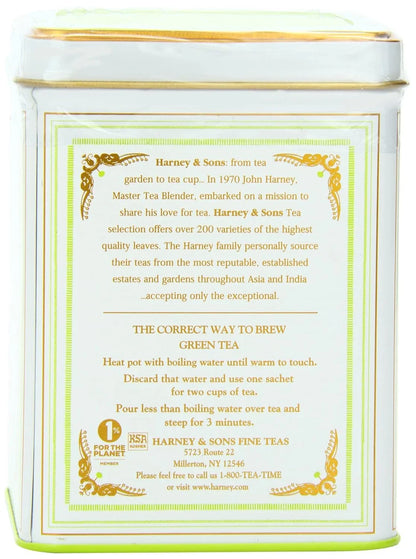 Harney & Sons Citron Green Tea, White, 20 Count (Pack of 2)