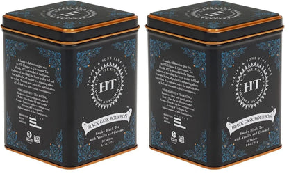 Harney & Sons Black Cask Bourbon Tea, 20 Sachets of Smoky Black Tea with Light Caramel Flavors (Pack of 2)