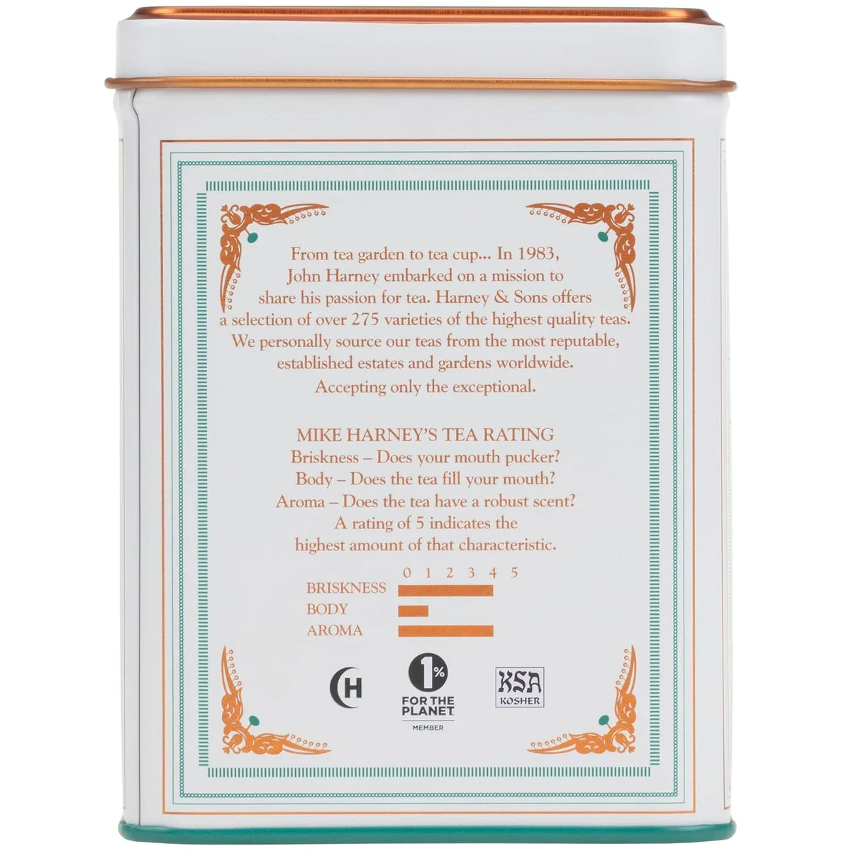 Harney and Sons Peppermint Tea, 20 Sachets 1.2 oz