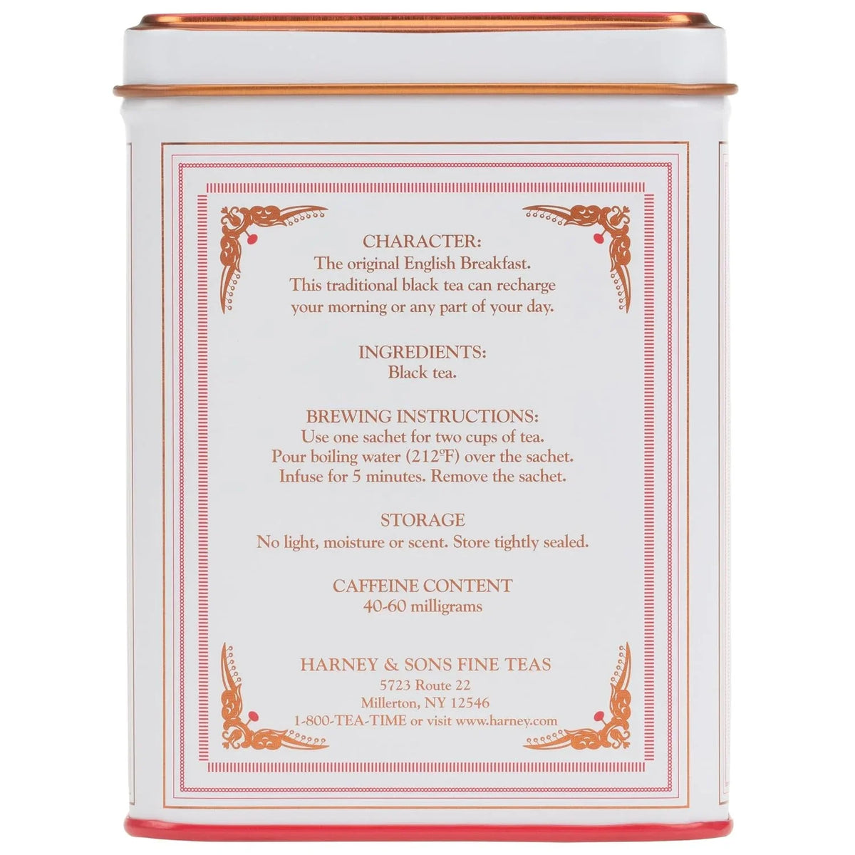 Harney & Sons Black Tea, English Breakfast, 20 Sachets
