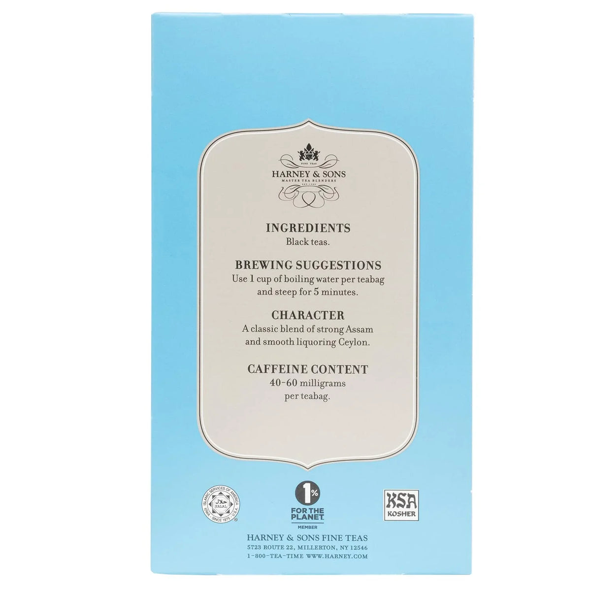 Harney & Sons Orange Pekoe Black Tea Bags, 20 Count