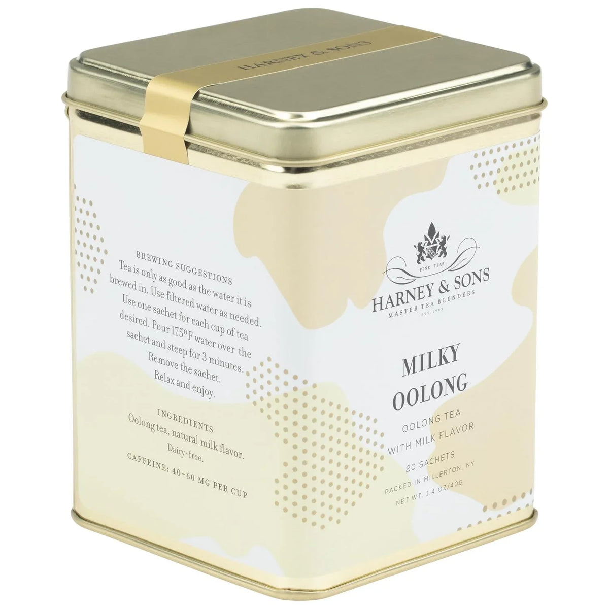 Harney & Sons Milky Oolong Tea, 20 Sachets in Tin