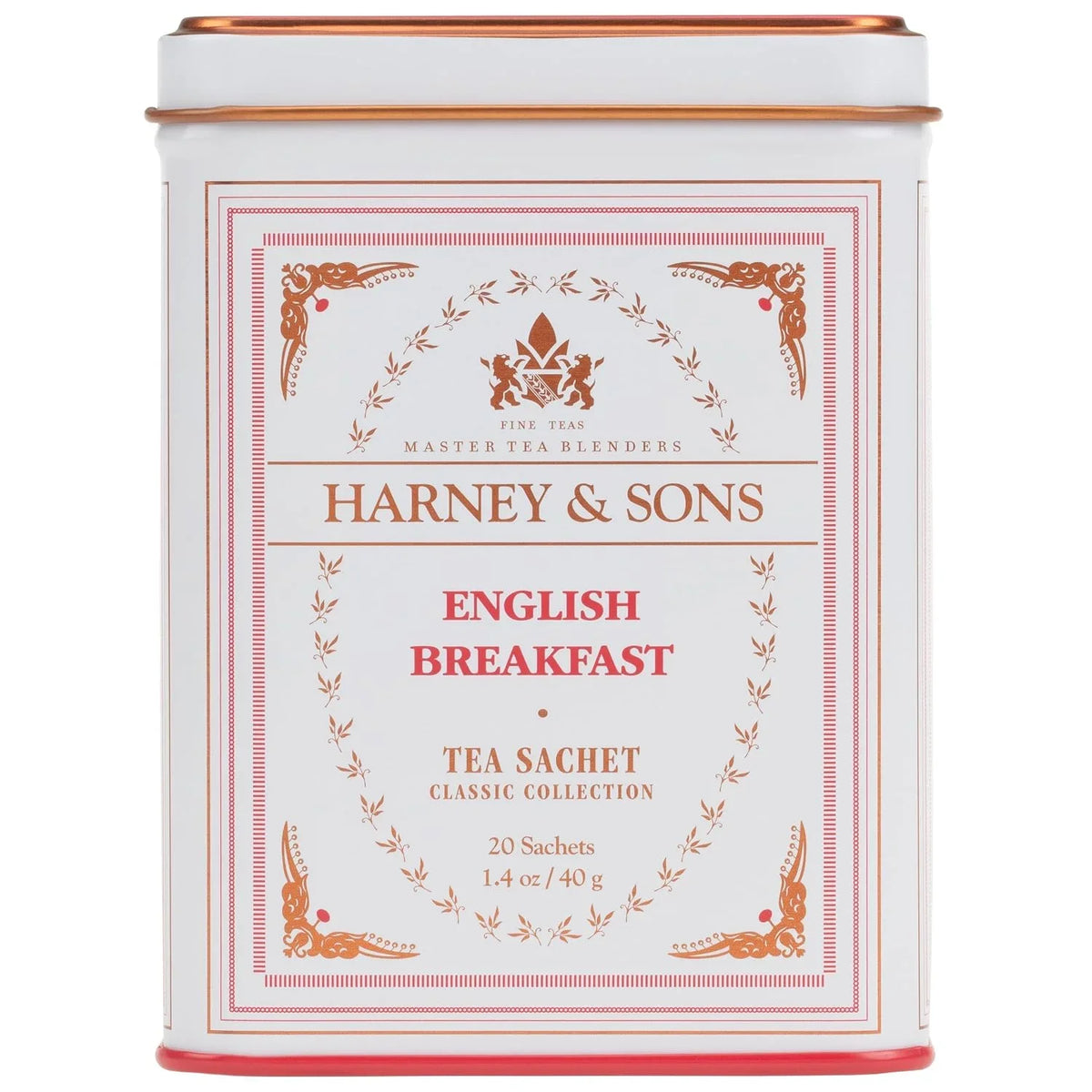 Harney & Sons Black Tea, English Breakfast, 20 Sachets