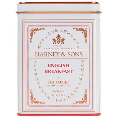 Harney & Sons Black Tea, English Breakfast, 20 Sachets