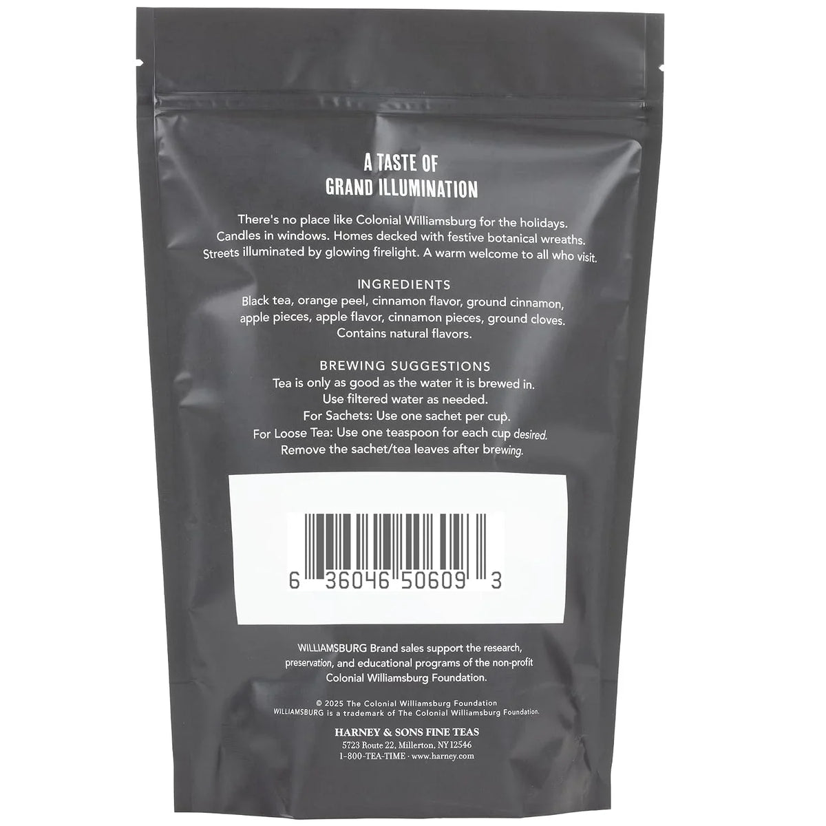 Harney & Sons Colonial Williamsburg Blend Tea, 50 Sachets