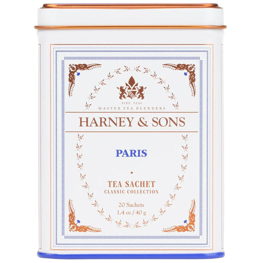 Harney & Sons Classic Paris Black Tea, 20 Sachets in Tin