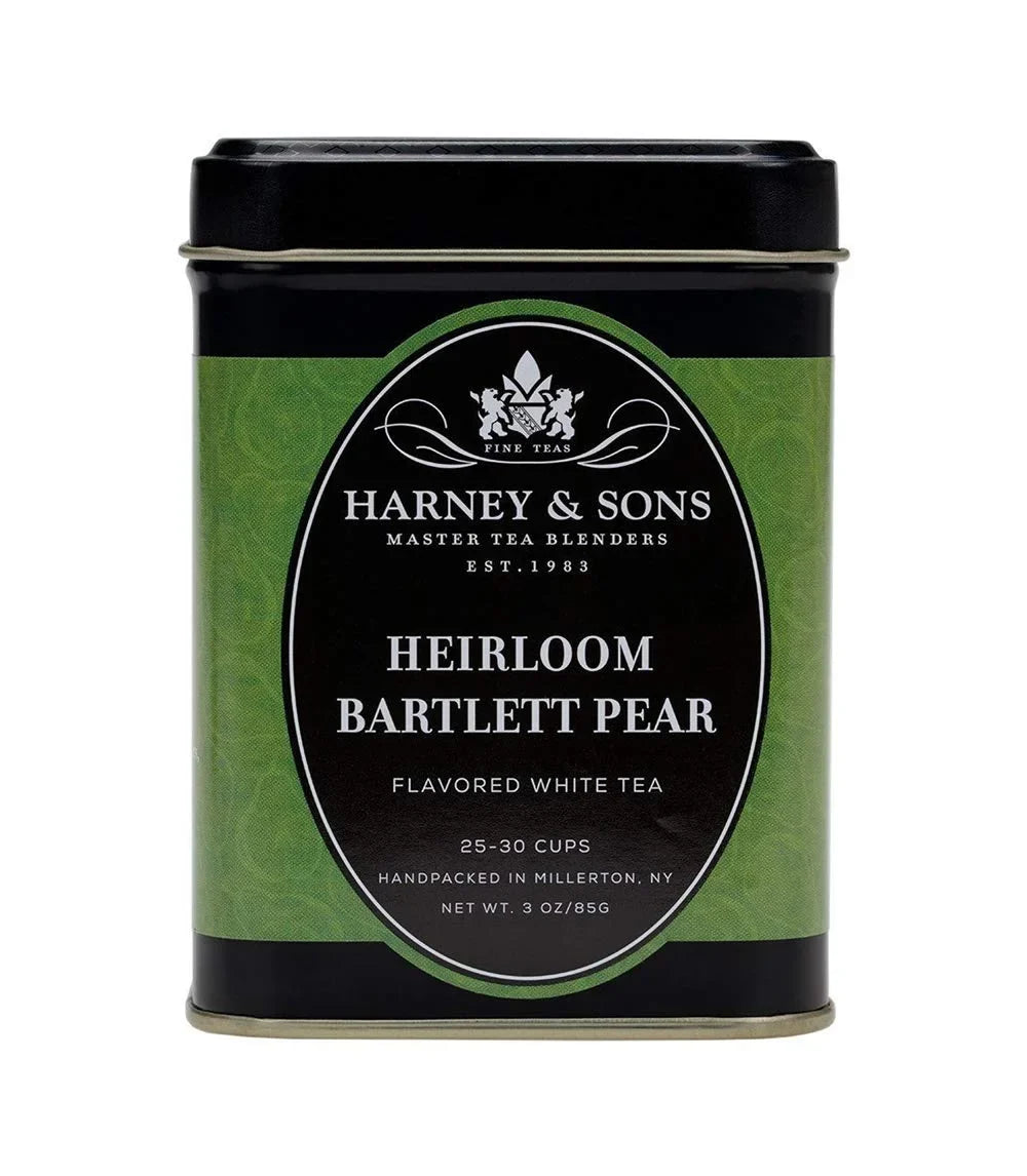 Harney & Sons Heirloom Bartlett Pear White Tea Tin, 3 oz