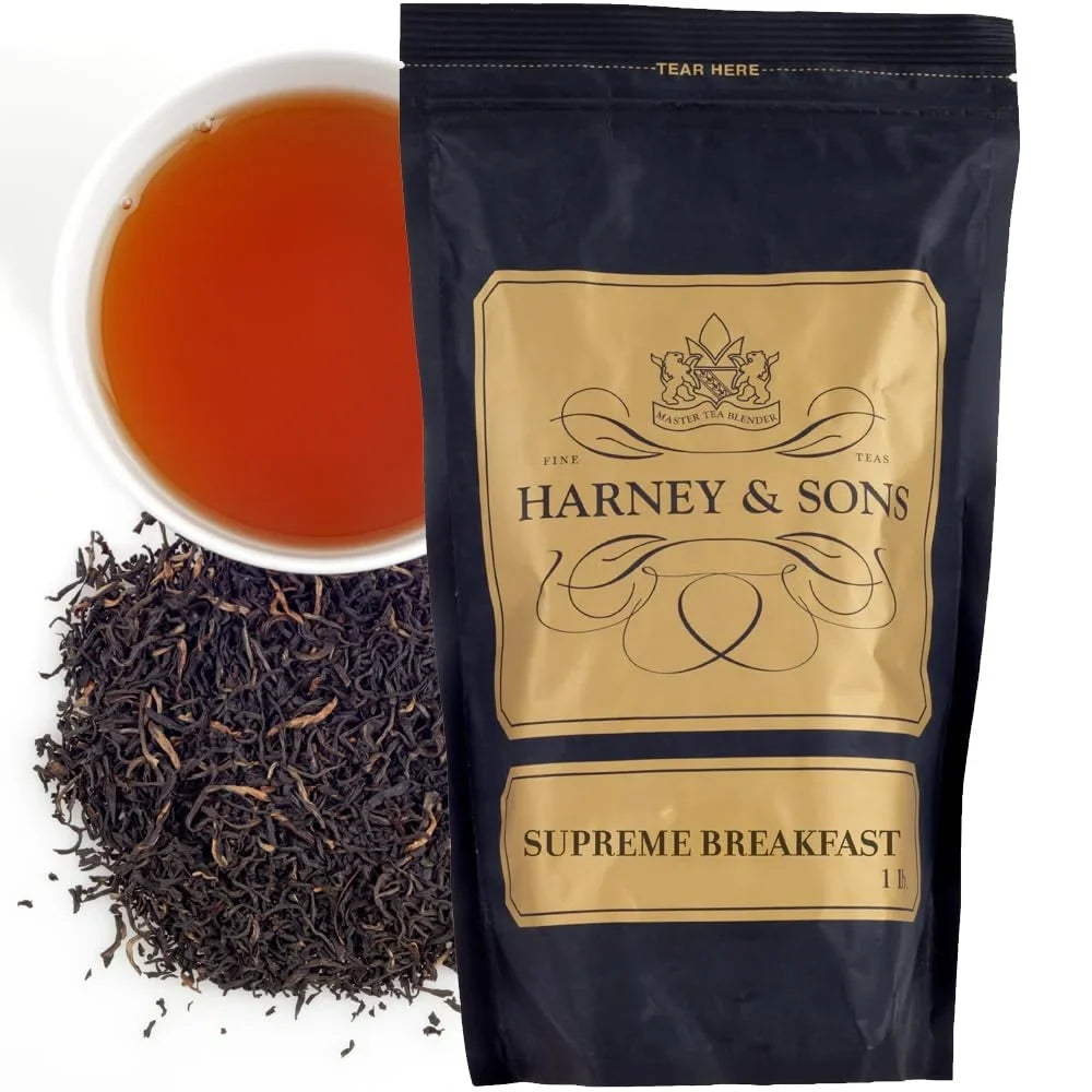 Harney & Sons Supreme Breakfast Loose Leaf Black Tea, 16 oz