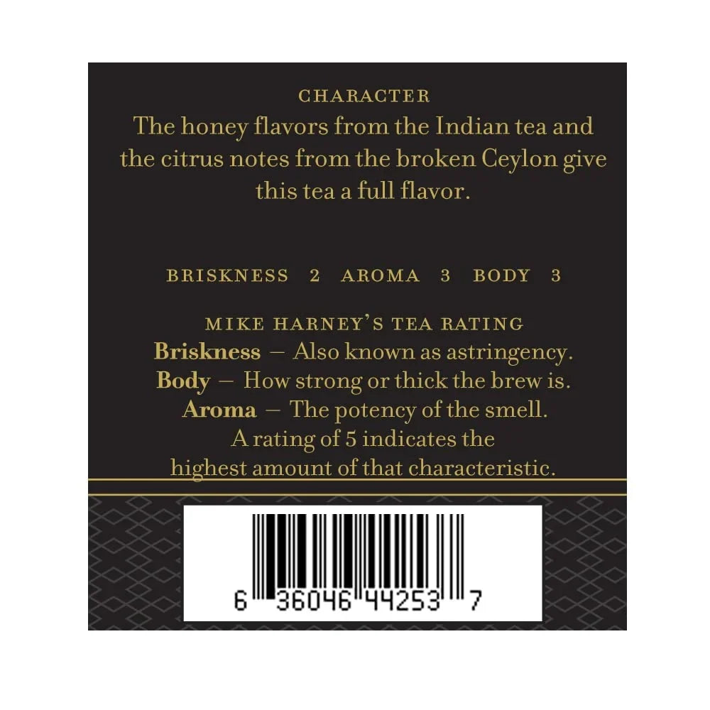 Harney & Sons Ceylon & India Loose Leaf Black Tea Tin, 4 oz