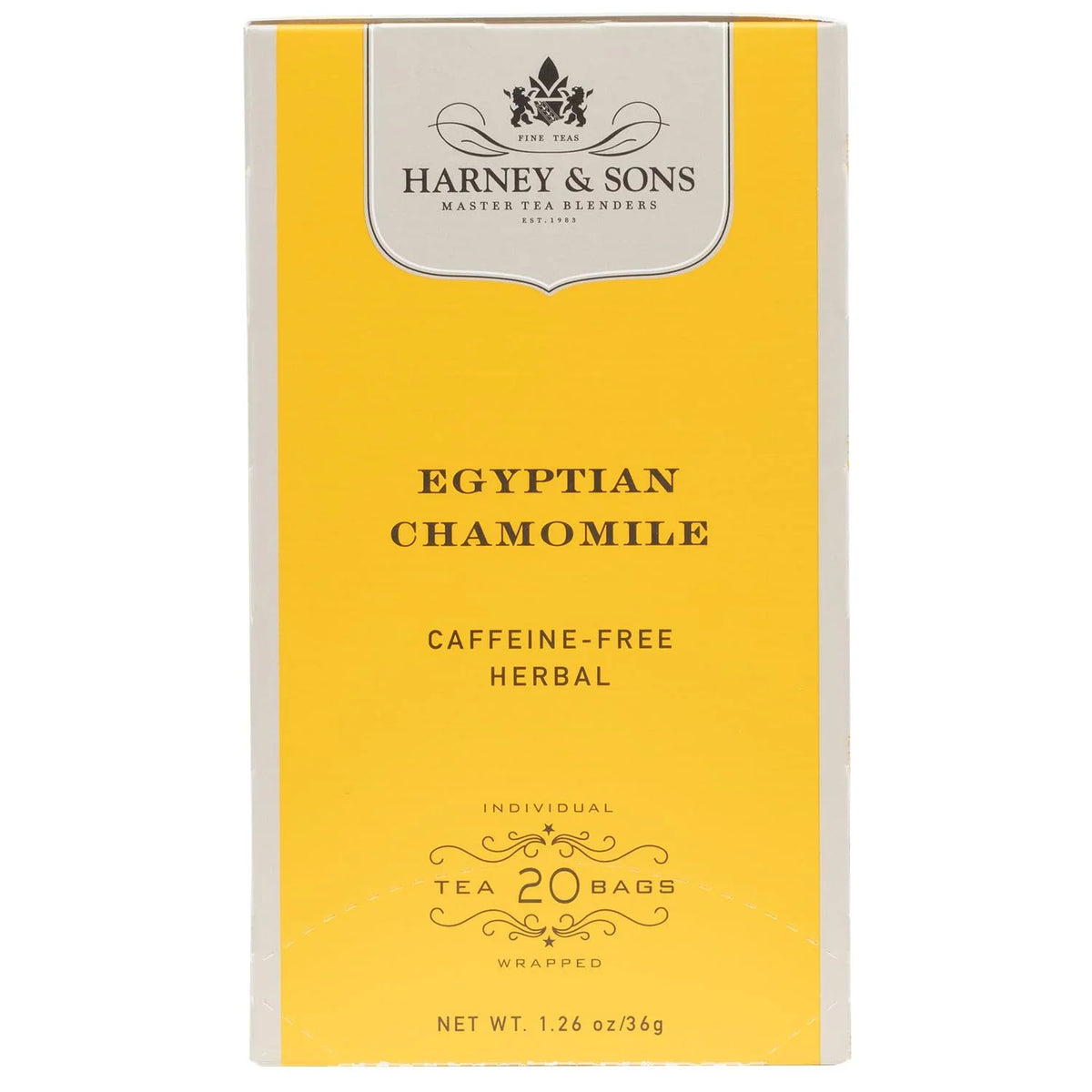 Harney & Sons Egyptian Chamomile Herbal Tea Bags, 20 Count