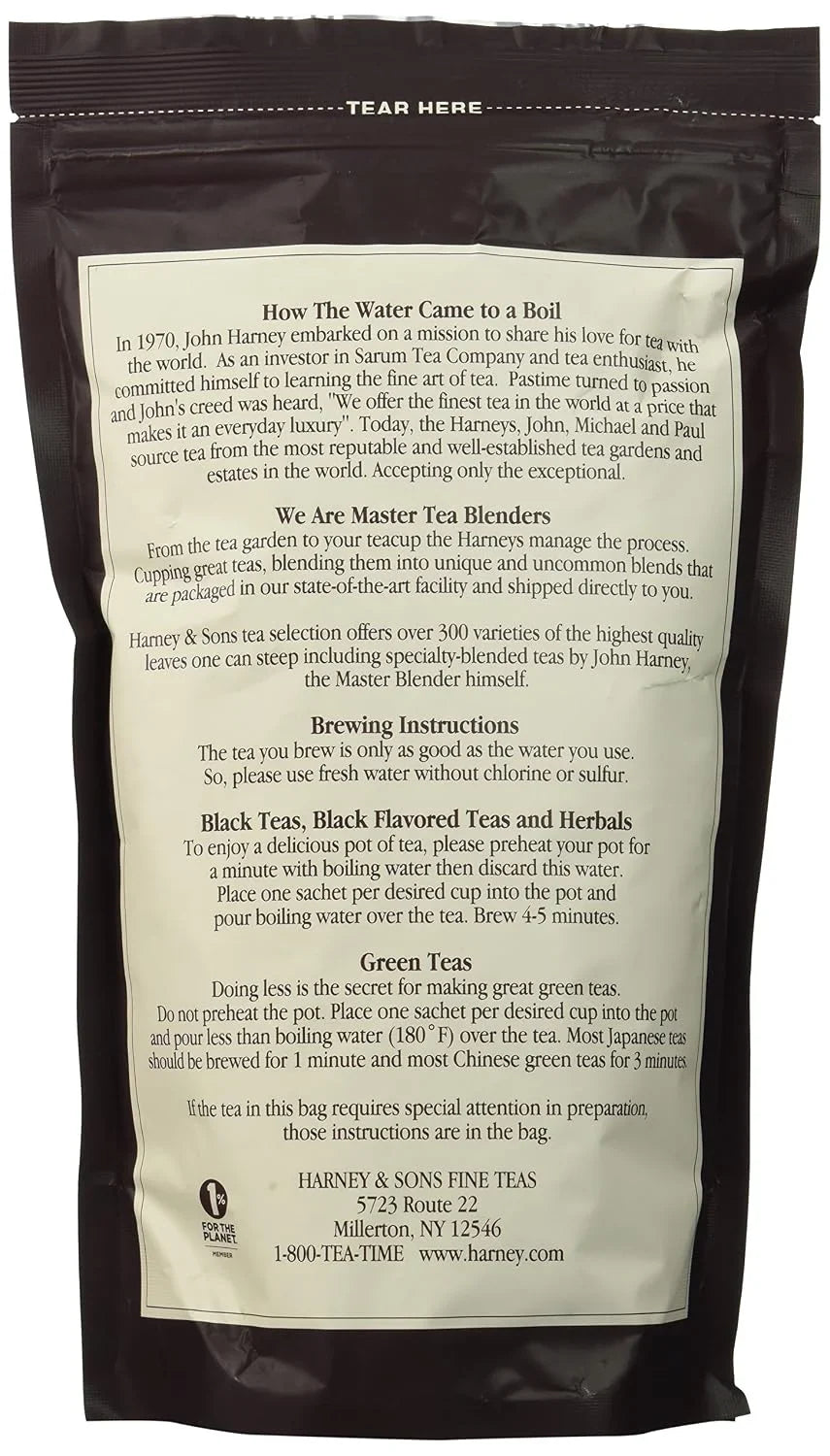 Harney & Sons Green Hot Cinnamon Spice Tea Sachets, 50 Count