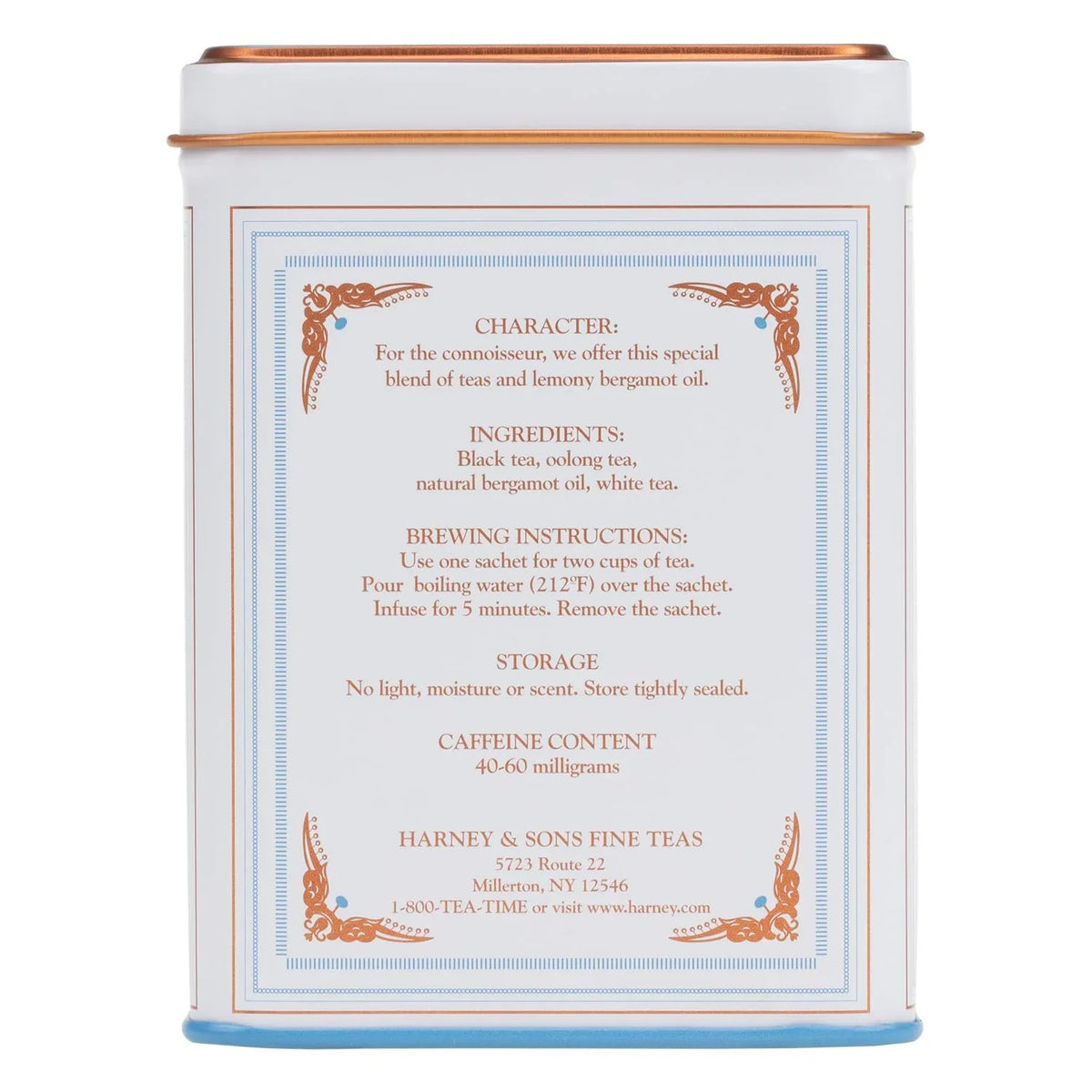 Harney & Sons Earl Grey Supreme, Black Tea, 20 Sachets