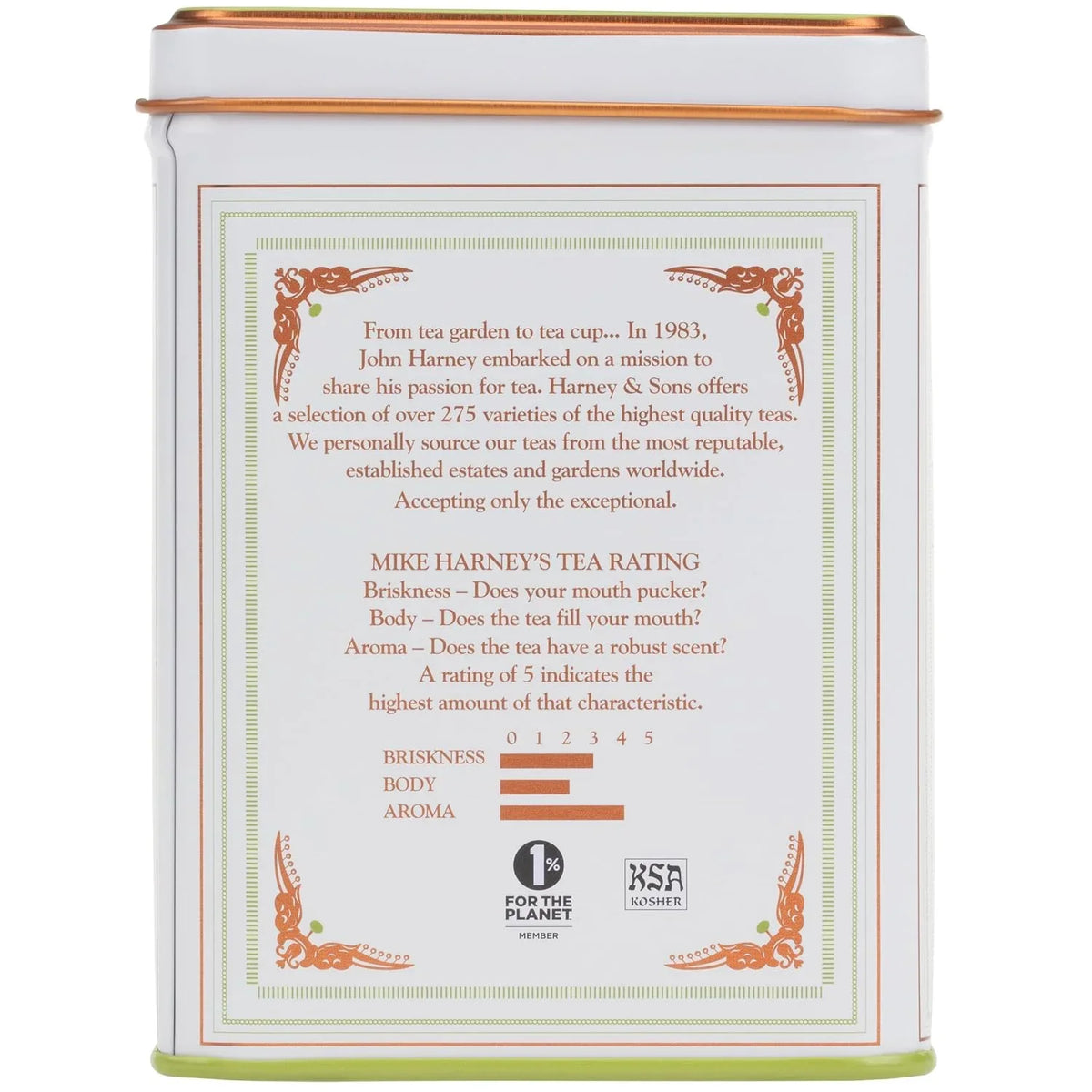 Harney & Sons Citron Green Tea, White, 20 Count (Pack of 1)