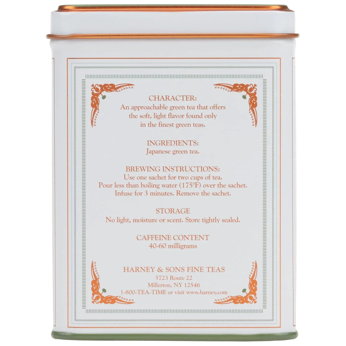 Harney & Sons Classic Japanese Sencha Green Tea, 20 Sachets in Tin