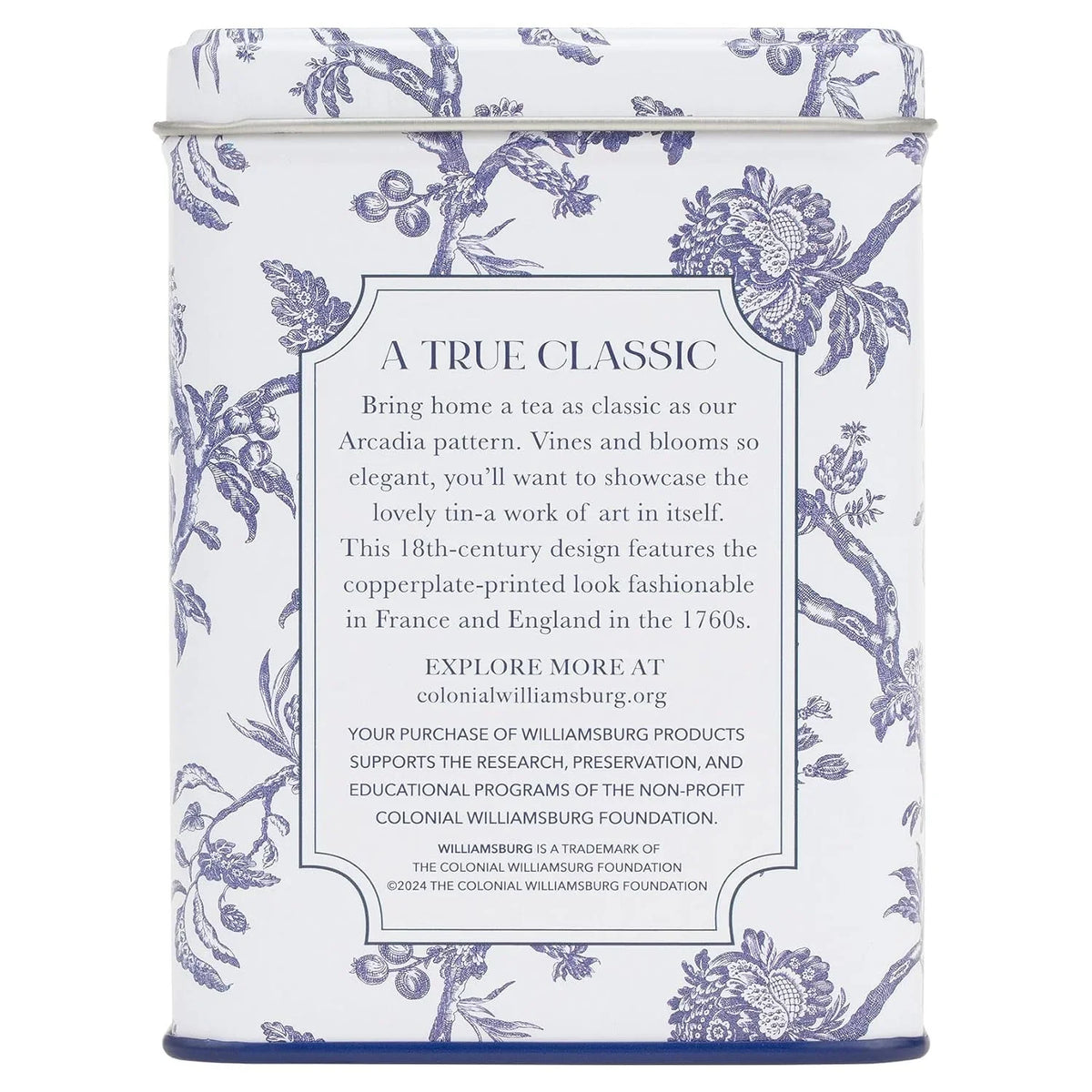 Harney & Sons Williamsburg Earl Grey Tea, 20 Sachets in Tin