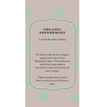 Harney & Sons Premium Organic Herbal Tea, Peppermint, 20 Count (Pack of 2)