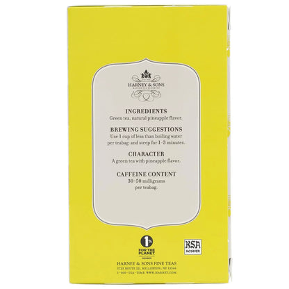 Harney & Sons Tea Bags Tropical Green 20 Count