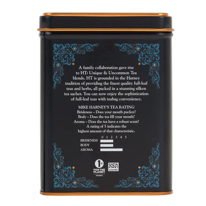 Harney & Sons Black Cask Bourbon Tea, 20 Sachets of Smoky Black Tea with Light Caramel Flavors (Pack of 2)