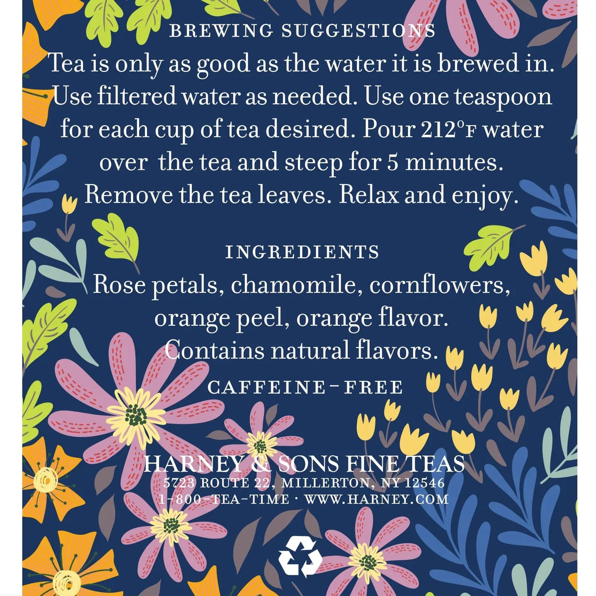 Harney & Sons MOTHER'S DAY 1.5 oz Caffeine Free Floral Loose Tea (Pack of 2)