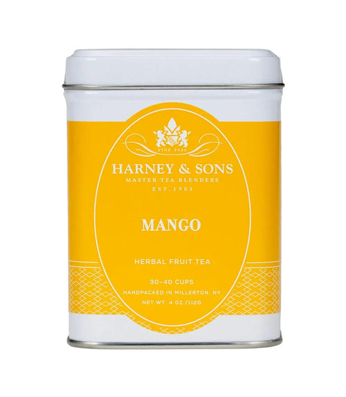 Harney & Sons Mango Fruit Herbal Tea Loose Leaf Tin, 4 oz