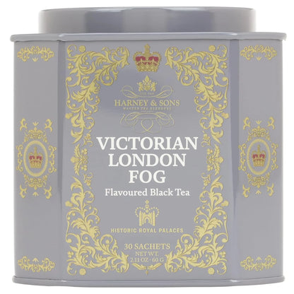 Harney & Sons Victorian London Fog Tea, 30 Sachets in Tin