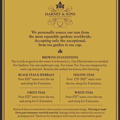 Harney & Sons Darjeeling Loose Leaf Black Tea, 16 oz