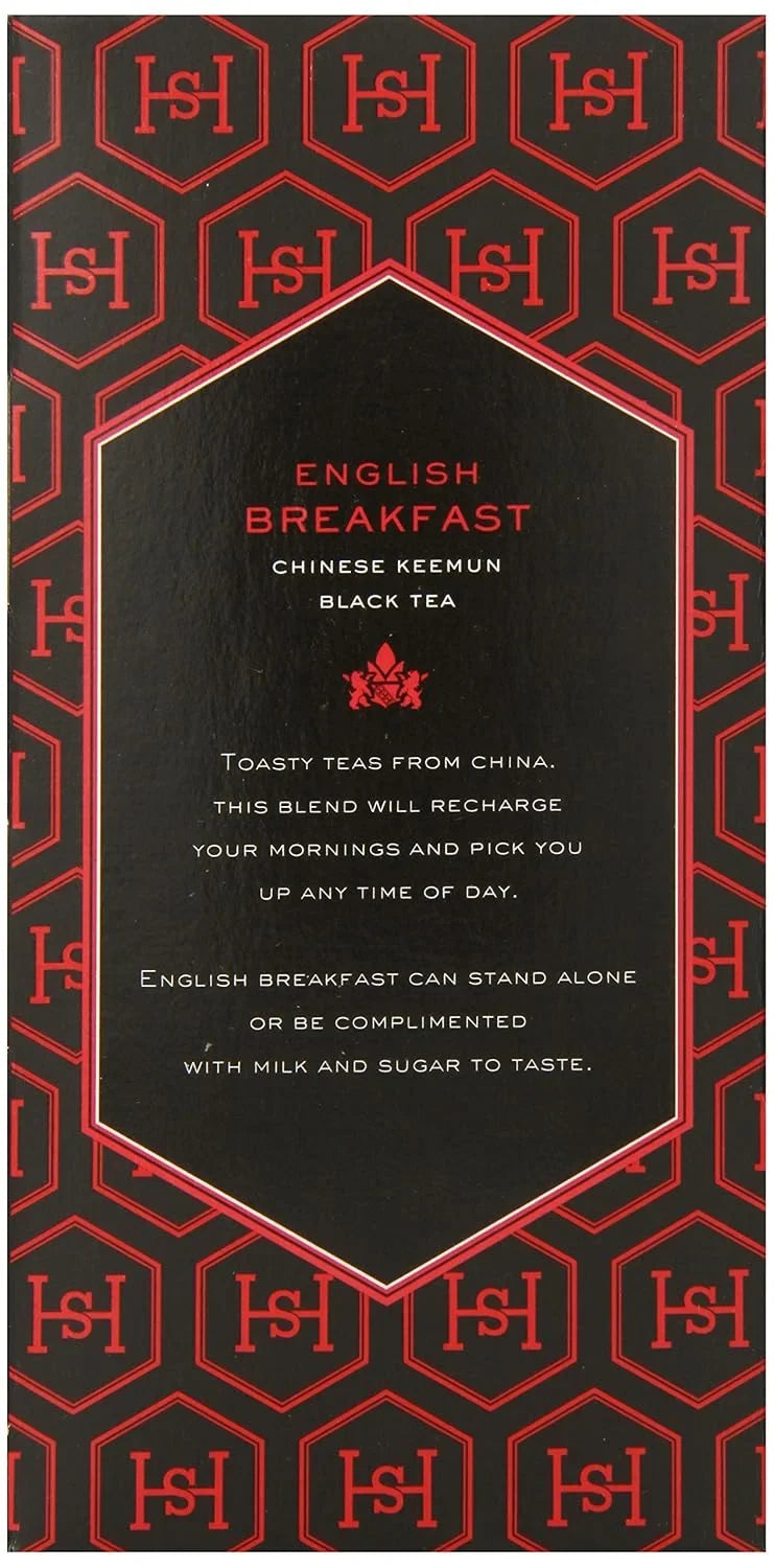 Harney & Sons Black Tea, Tea Bags, English Breakfast, 20 Count (Pack of 2)