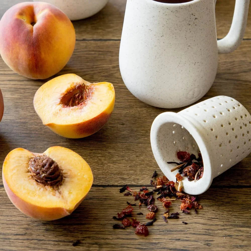 Harney & Sons Peach Fruit Herbal Tea, Loose Leaf, 16 oz