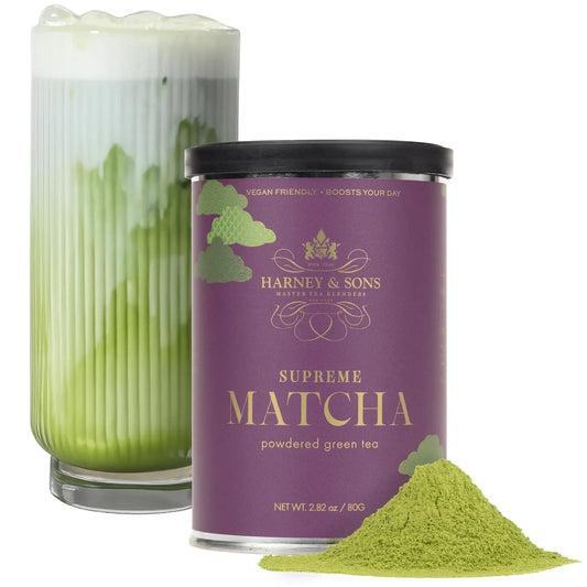 Harney & Sons Supreme Matcha Powdered Green Tea, 80g Tin