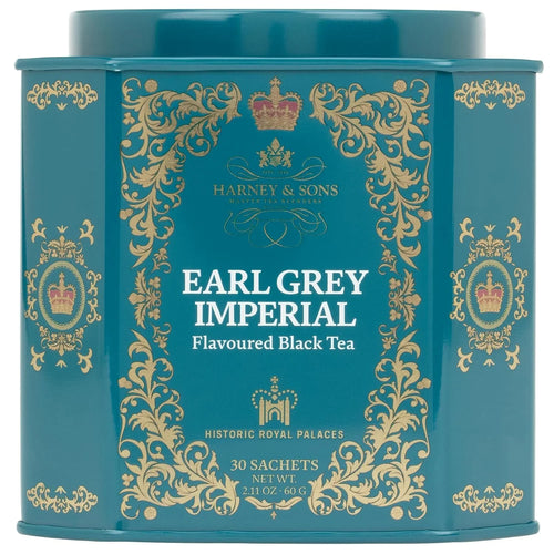 Harney & Sons Earl Grey Imperial Tea, 30 Sachets in Tin