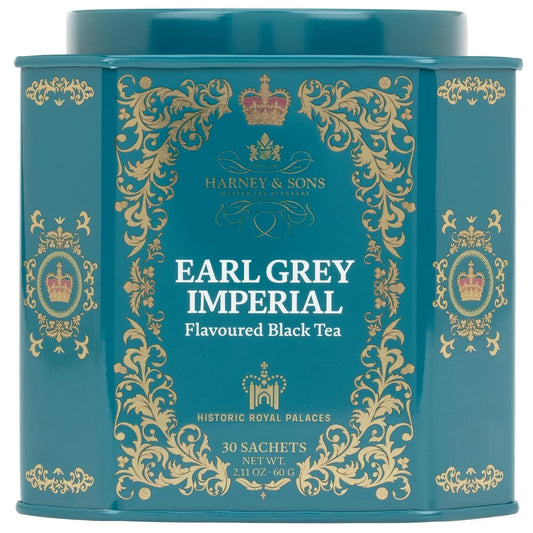 Harney & Sons Earl Grey Imperial Tea, 30 Sachets in Tin