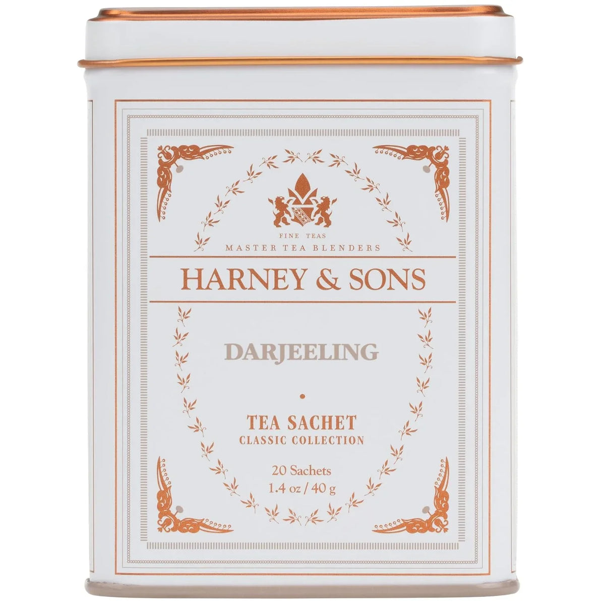 Harney & Sons Classic Darjeeling Black Tea, 20 Sachets in Tin