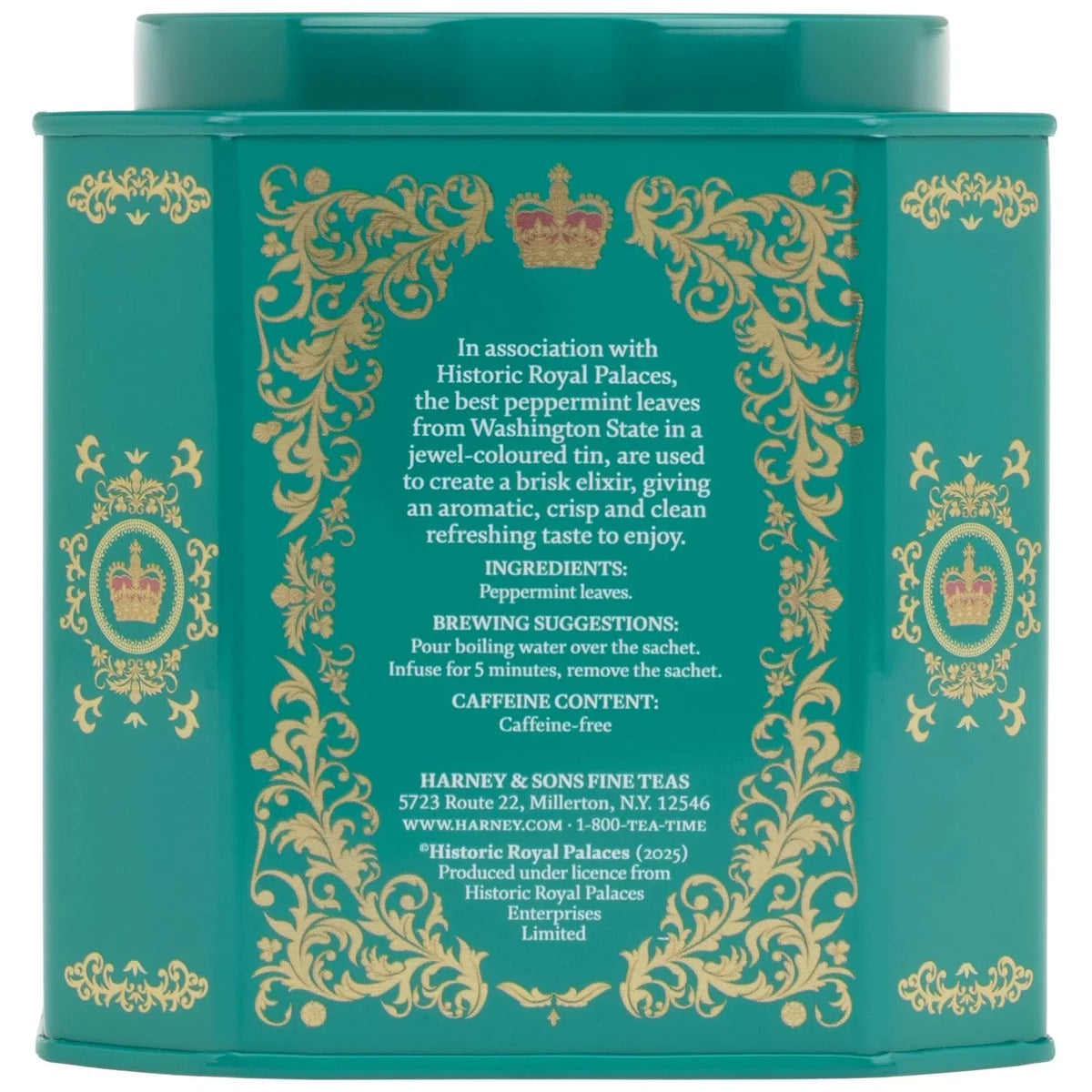 Harney & Sons Peppermint Herbal Tea in Sachets, Caffeine-Free Herbal, 30 Sachets
