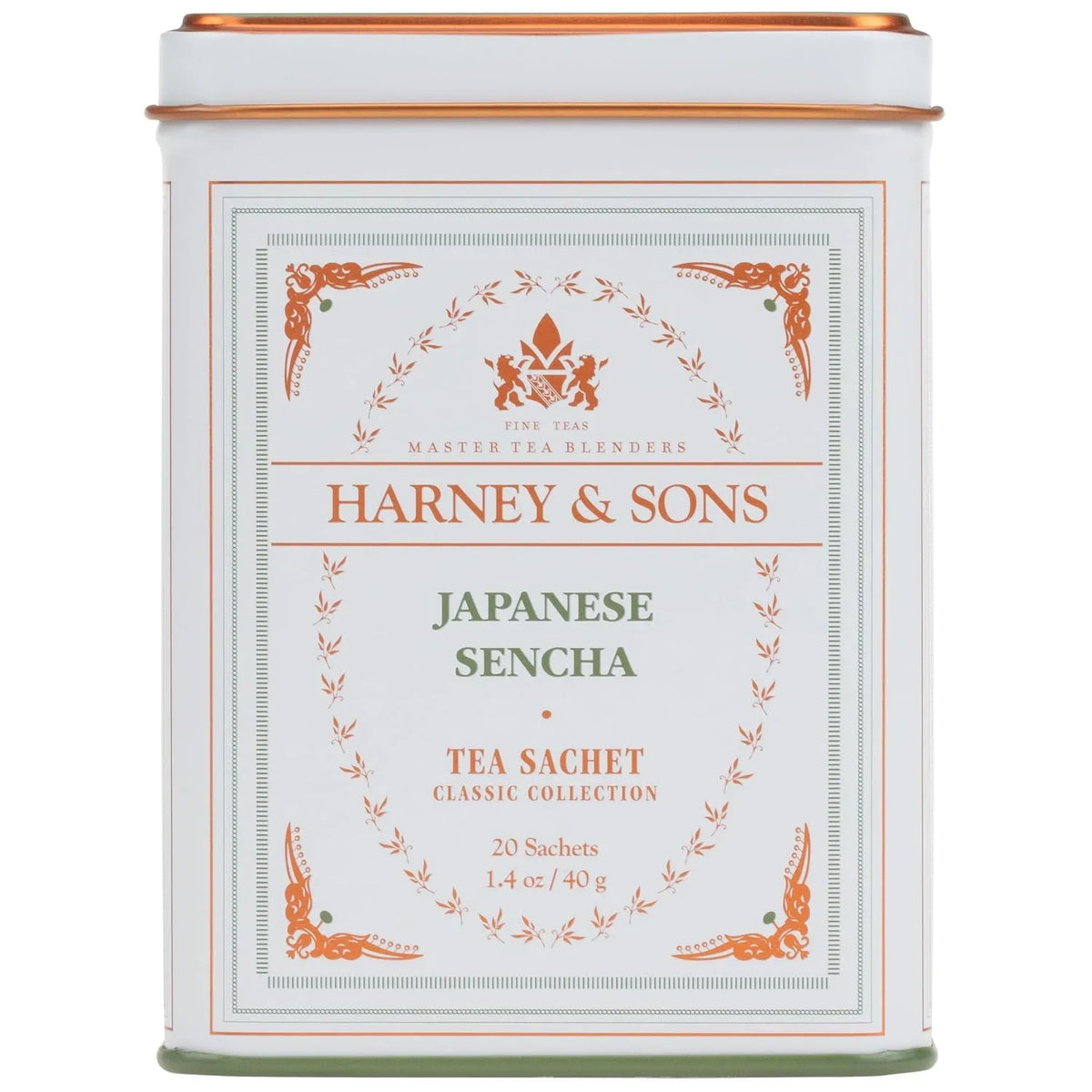 Harney & Sons Classic Japanese Sencha Green Tea, 20 Sachets in Tin